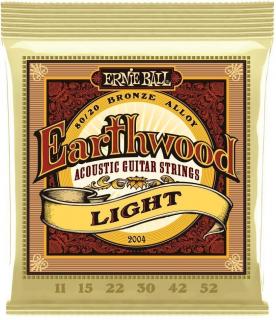 Ernie Ball 2004 Earthwood Light (Struny pre akustickú gitaru .011 - Stredne tvrdé)