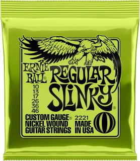 Ernie Ball 2221 Regular Slinky (Struny pre elektrickú gitaru .010 - Tvrdé)