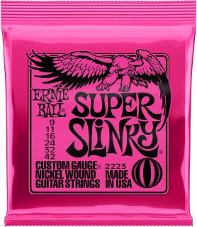 Ernie Ball 2223 Super Slinky (Struny pre elektrickú gitaru .009 - Stredne tvrdé)
