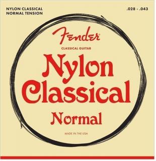 Fender 100 Classical Nylon Tie End 028-043 (Nylonové struny pre klasickú gitaru)