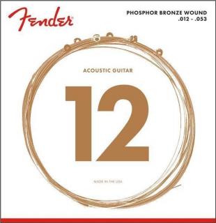 Fender Phosphor Bronze Acoustic 60L .12-.53 (Struny pre akustickú gitaru .012)
