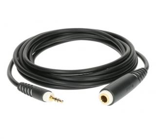 Klotz AS-EX30600 (Predlžovací slúchadlový kábel, Jack 3,5 stereo male - Jack 6,3 stereo female, 6 m)