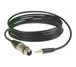 Klotz AU-MF0090 (Audio kábel, Jack 3,5 stereo male – 2x Jack 6,3 male, 0,9 m)