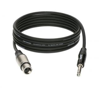 Klotz GRG1FP006 (Symetrický audio kábel, Jack 6,3 stereo male – XLR female, 0,6 m)