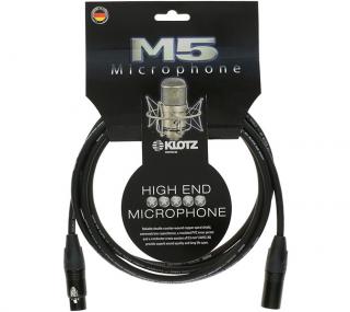 Klotz M5FM01 (Štúdiový mikrofónny kábel, 1 m)