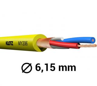 Klotz MY206GE (Symetrický mikrofónny kábel, metráž)