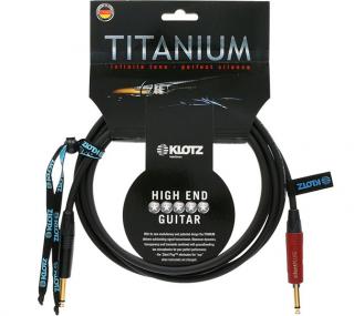 Klotz Titanium TI-0600PSP (Gitarový kábel, 6 m)