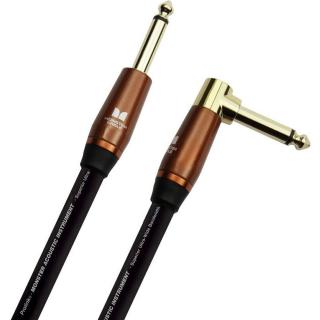 Monster Cable Prolink Acoustic 12FT Instrument Cable Black 3,6 m (Nástrojový kábel 3,6 m zalomený-rovný)