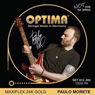 Optima 12028-PM 24K Maxiflex Paolo Morete (Struny pre elektrickú gitaru .012)