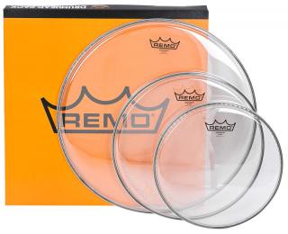 Remo Emperor Clear Rock Set (sada priehľadných blán 10  12  16 )