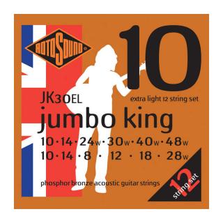 Rotosound JK30EL Jumbo King (Sada strún pre 12-strunovú akustickú gitaru)