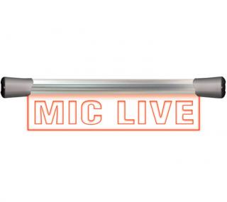 Sonifex LD40F1MCL - Single Flush Mounting 40cm ‘MIC LIVE’ Sign (Signalizačné svetlo rady Signal LED MIC LIVE)