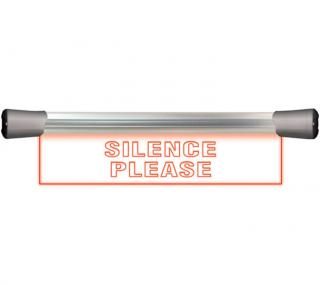 Sonifex LD40F1SIL - Single Flush Mounting 40cm ‘SILENCE PLEASE’ Sign (Signalizačné svetlo rady Signal LED SILENCE PLEASE)