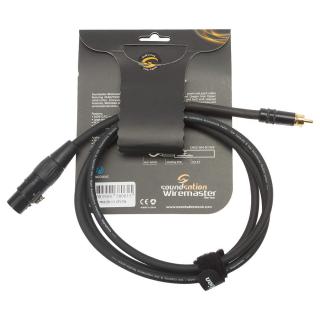 Soundsation WM-PXFRCA15 (Spájací kábel XLR female – RCA male, 1,5 m)