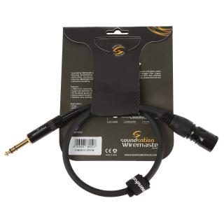 Soundsation WM-PXMJS05 (Spájací kábel XLR male – Jack 6,3 male, 0,5 m)