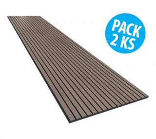 VicStrip 2700 x 595 x 12mm, 2 ks (Absorpčný lamelový panel, 2 ks)