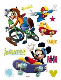 AG Design Maxi nálepka na stenu Mickey Mouse freestyle AGF855 85x65 cm