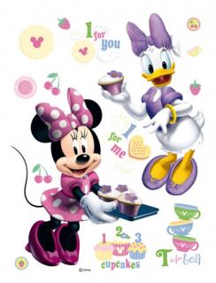 AG Design Samolepiaca maxi nálepka Minnie a kamarátka AGF856 85x65 cm