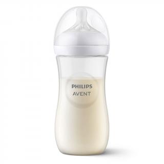 AVENT Dojčenská fľaša Natural Response Polypropylen  +3m 330 ml