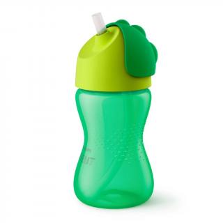 AVENT Kúzelný hrnček s ohybnou slamkou zelený Polypropylen/Silikon 300 ml