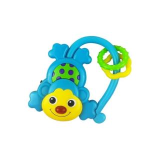 Baby Mix hračka s hrkálkou so zvukom opice Plast, 11 cm