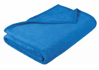 Bellatex Detská PLYŠOVÁ DEKA modrá  Polyester, 100x150 cm