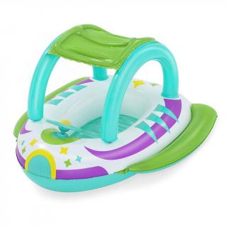 BESTWAY Detská nafukovacia vesmírný čln so strieškou PVC 107x112 cm