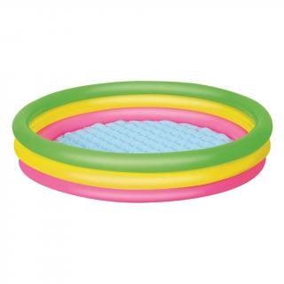 BESTWAY Detský nafukovací bazén 3 farebný PVC 152x30 cm