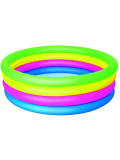 BESTWAY Detský nafukovací bazén 4 farebný PVC 157x46 cm