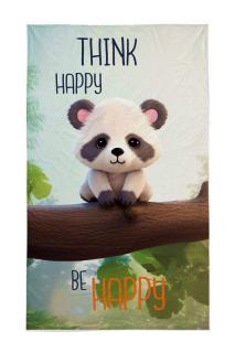 DETEXPOL Detský uterák Panda Bavlna Froté, 50x30 cm