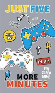 DETEXPOL Detský uterák Play Game Bavlna Froté, 50/30 cm
