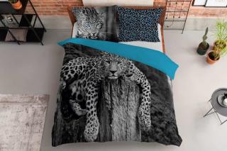 DETEXPOL Francúzske obliečky Leopard Bavlna, 220/200, 70/80 cm