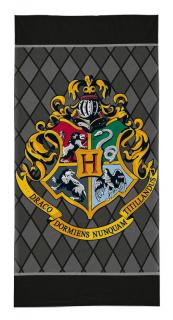 DETEXPOL Osuška Harry Potter black Bavlna Froté, 70/140 cm