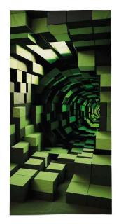 DETEXPOL Osuška Tunel 3D Bavlna Froté, 70/140 cm