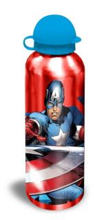 EUROSWAN ALU fľaša Avengers Kapitán Amerika  Hliník/Plast 500 ml