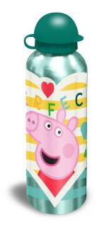 EUROSWAN ALU fľaša Peppa Pig zelená  Hliník, Plast, 500 ml