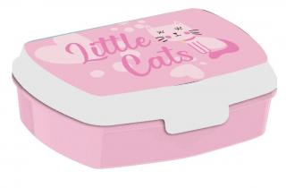 EUROSWAN Box na desiatu Mačičky Plast, 16x12x5 cm