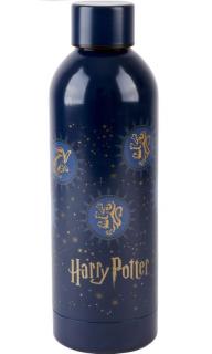 EUROSWAN Nerezová fľaša na pitie Harry Potter Blue   nerezová ocel 18/8, 500 ml
