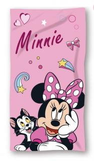 FARO Osuška Minnie ružová Bavlna Froté, 70/140 cm