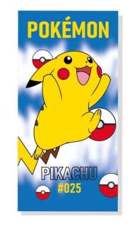 FARO Osuška Pokémon Pikachu Bavlna Froté, 70/140 cm