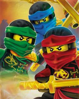 Halantex Fleece deka Lego Ninjago Polyester 100/150cm