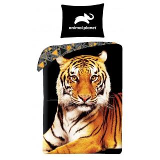 HALANTEX Obliečky Animal Planet Tiger Bavlna, 140/200, 70/90 cm