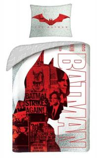 HALANTEX Obliečky Batman silueta Bavlna, 140/200, 70/90 cm