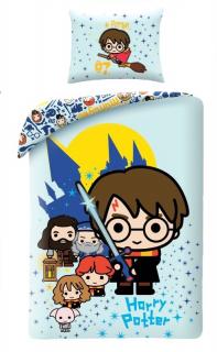 HALANTEX Obliečky do postieľky Harry Potter Bavlna, 100/135, 40/60 cm