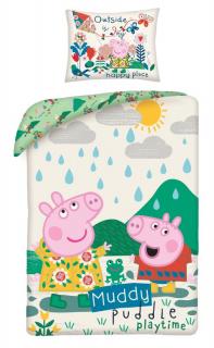 HALANTEX Obliečky Peppa Pig playtime Bavlna, 140/200, 70/90 cm