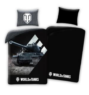 HALANTEX Svietiace obliečky World of Tanks Bavlna, 140/200, 70/90 cm
