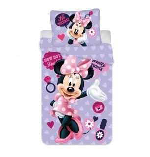 JERRY FABRICS MICRO Obliečky Minnie Purple 3 Polyester - mikrovlákno, 140/200, 70/90 cm