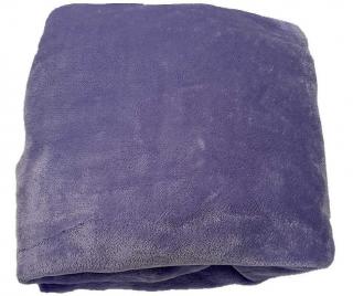 JERRY FABRICS Mikroplyšová plachta svetlo fialová  Polyester, 180/200 cm