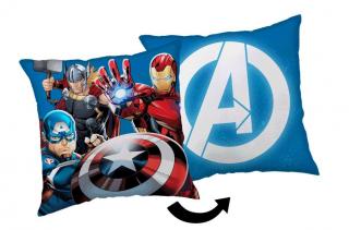 JERRY FABRICS Mikroplyšový vankúšik Avengers Heroes 2 Polyester, 35/35 cm