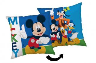 JERRY FABRICS Mikroplyšový vankúšik Mickey and Friends Polyester, 35/35 cm